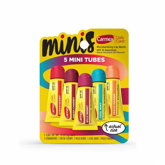 CARMEX Pack 5 mini baumes à lèvres