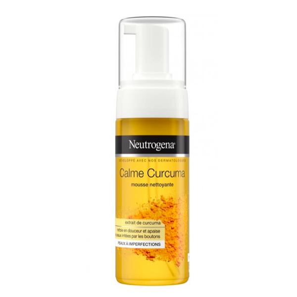 NEUTROGENA Mousse Nettoyante Apaisante au Curcuma