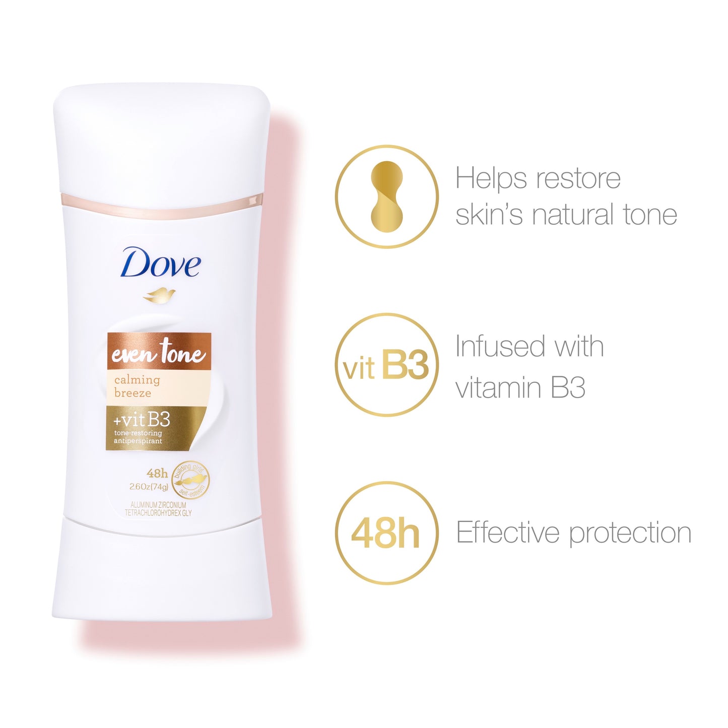 Déo Stick unifiant anti-transpirant Even Tone Calming Breeze