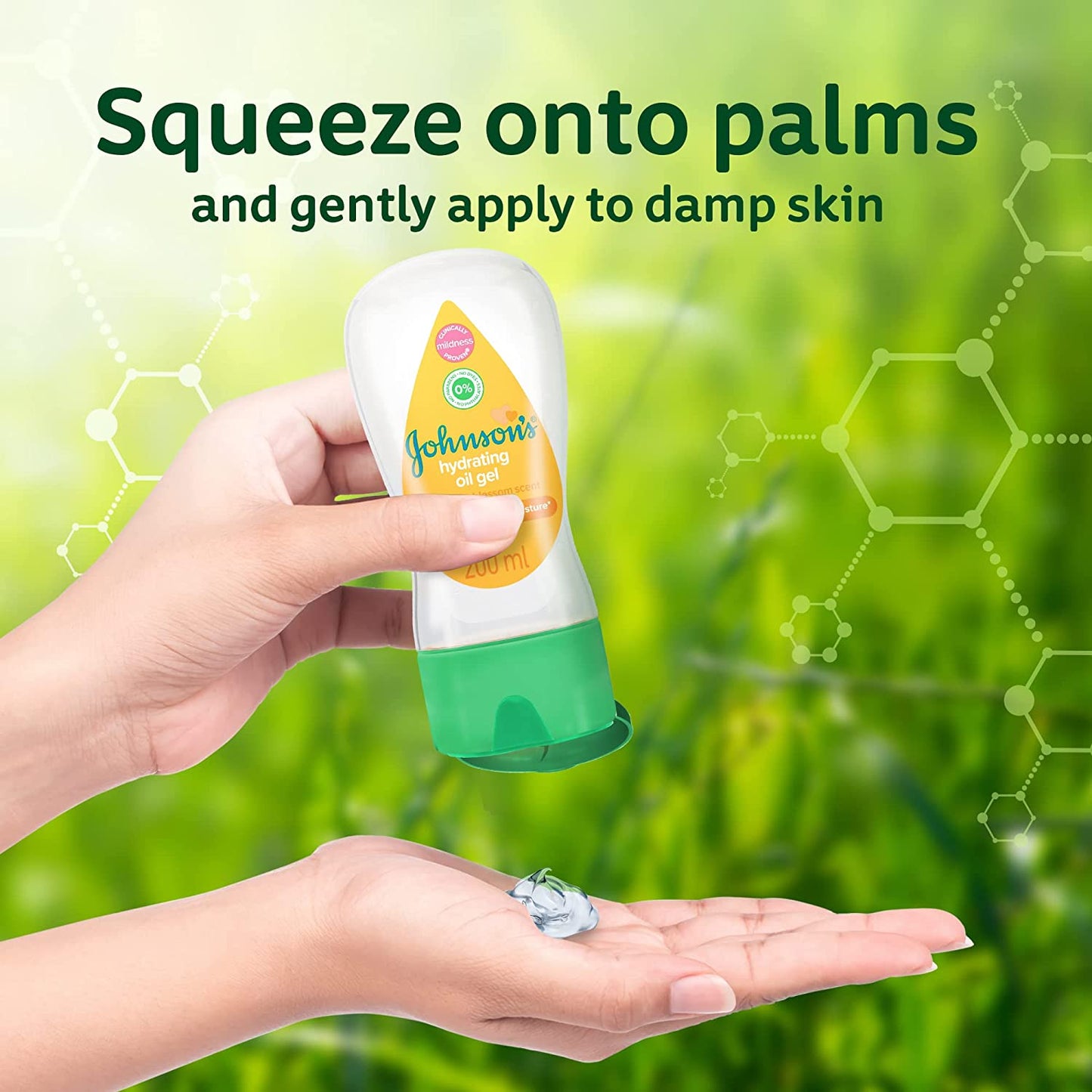 JOHNSONS Huile hydratante en gel