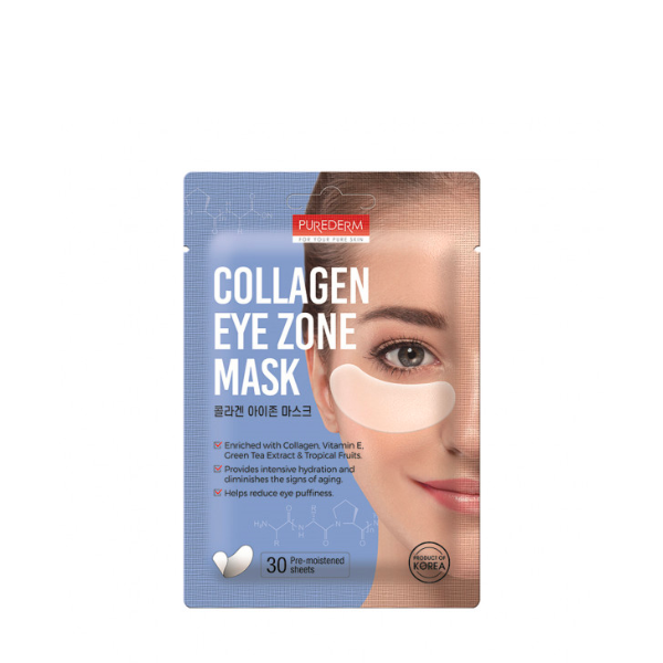 PUREDERM Masque contour des yeux au collagène
