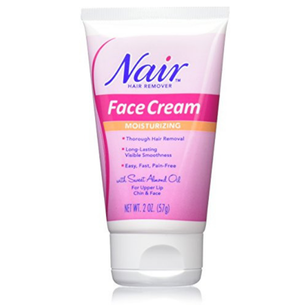 NAIR Crème Dépilatoire pour Visage à l'Huile d'Amande Douce