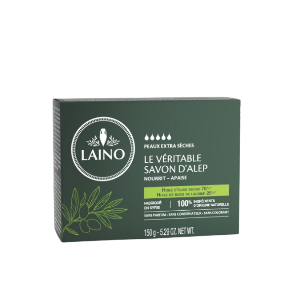 LAINO Savon d'Alep solide Le Véritable