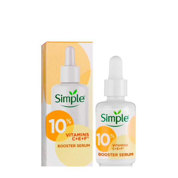 SIMPLE Sérum éclat antioxydant Booster 10% Vitamine C + E + F