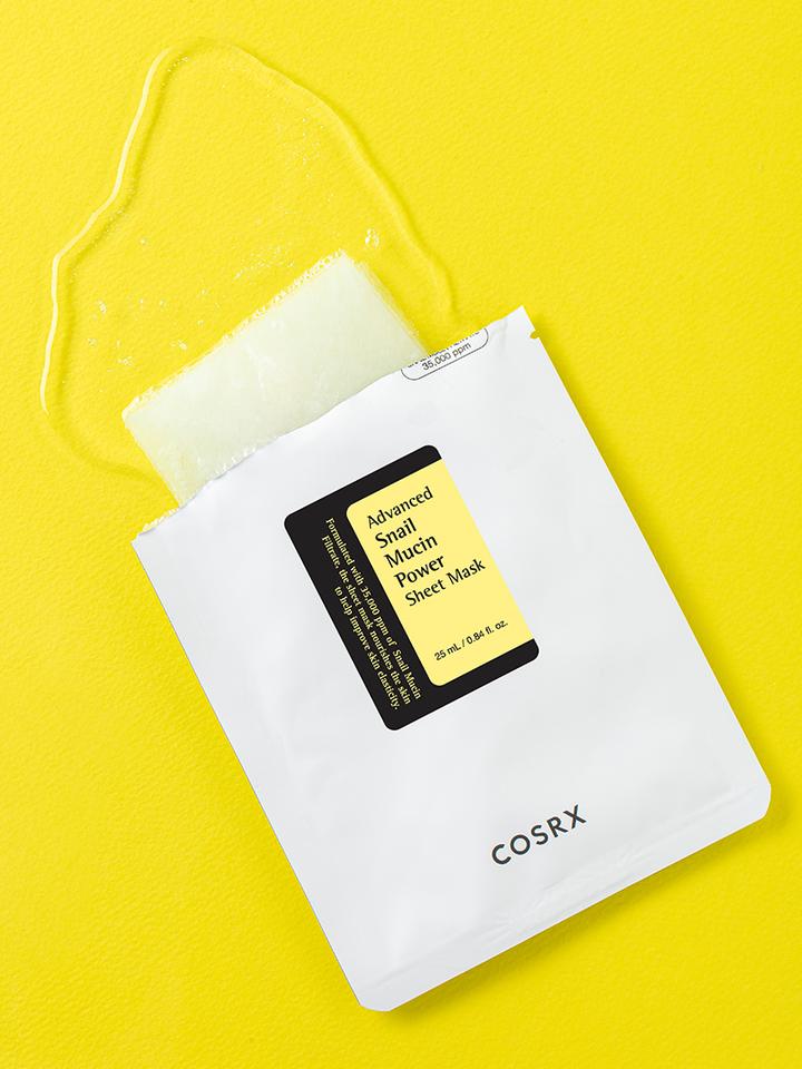 COSRX Masque en tissu à la bave d'escargot Snail Mucin Power
