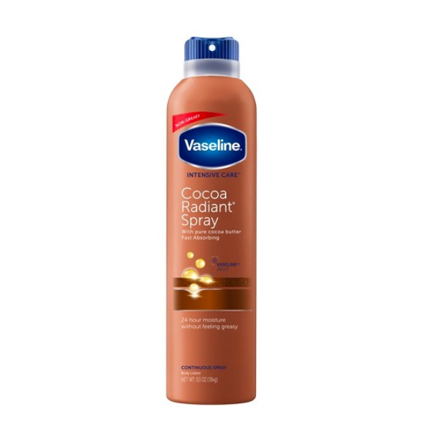 VASELINE Spray Crème de corps hydratant Cocoa Radiant