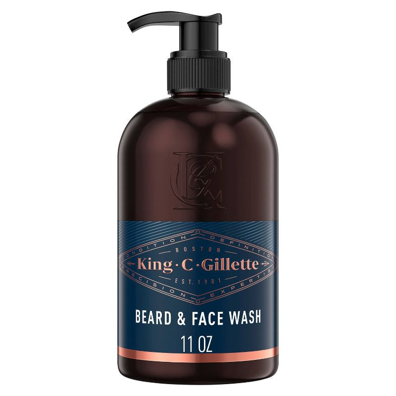 KING C GILLETTE Nettoyant pour barbe et visage