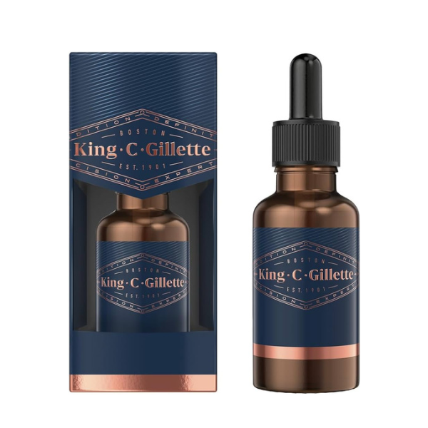 KING C GILLETTE Huile de soin pour barbe