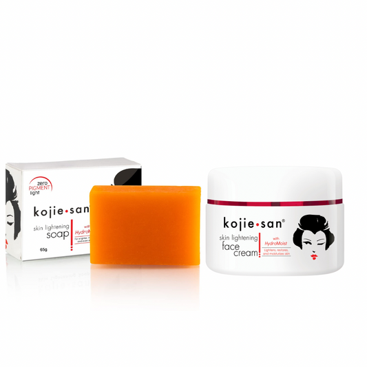 KOJIE SAN Pack Savon + Crème à L’acide Kojique + TOTE BAG OFFERT
