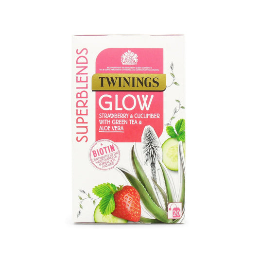 TWININGS Boite d’infusions Superblends Glow à la Biotine