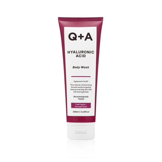 Q+A Gel douche hydratant à l'acide hyaluronique