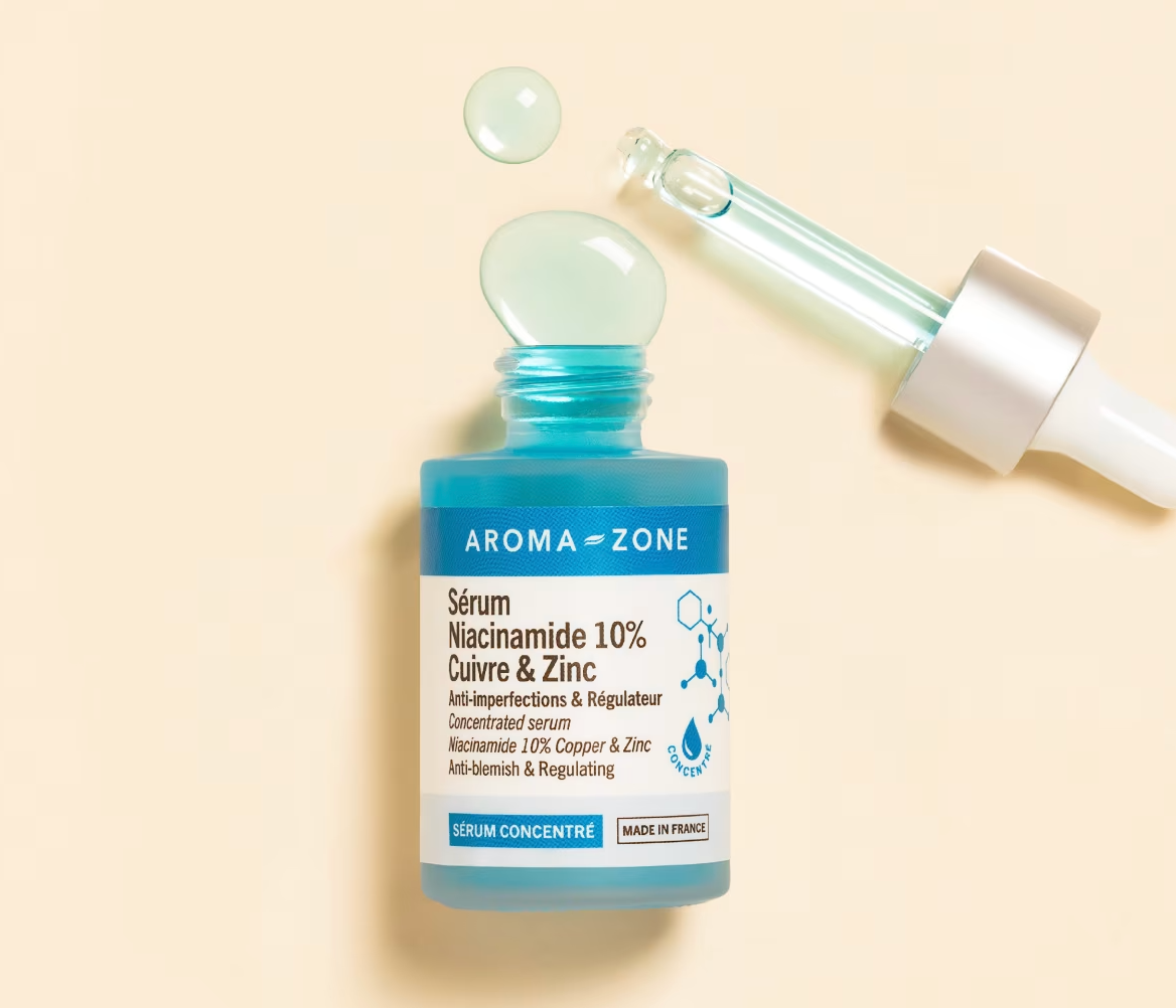 AROMA ZONE Sérum niacinamide 10%, cuivre et zinc