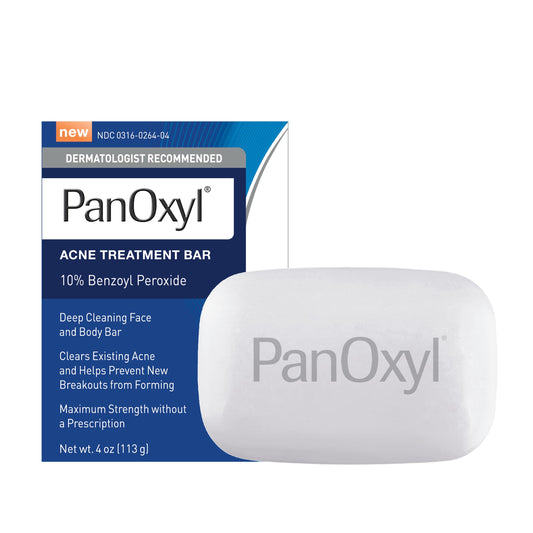 PANOXYL savon moussant anti-acné au Peroxyde de benzoyle 10%