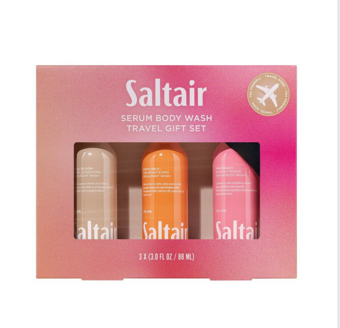 SALTAIR Coffret de 03 gels douche sérum