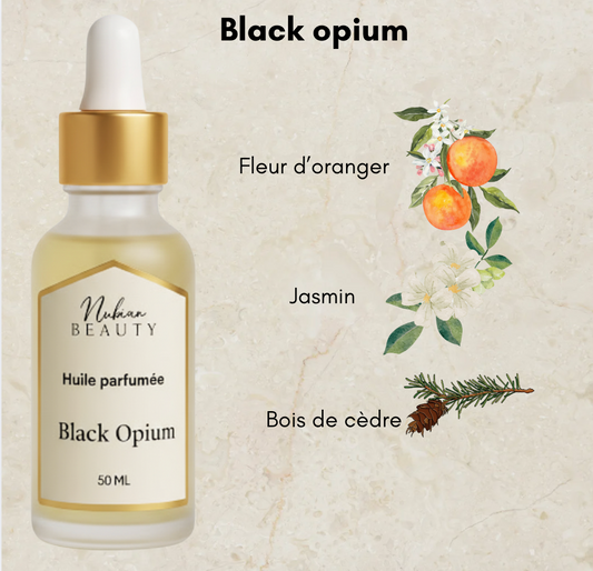 NUBIAN BEAUTY Huile de parfum Black Opium