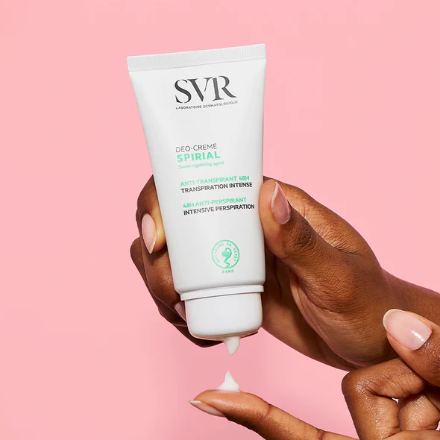 SVR Crème anti-transpiration excessive Visage & Corps Spirial