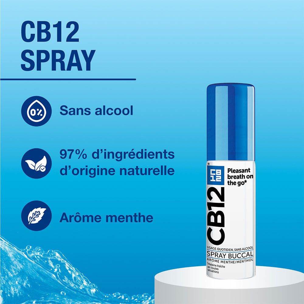 CB12 Spray buccale rafraîchisseur d’haleine