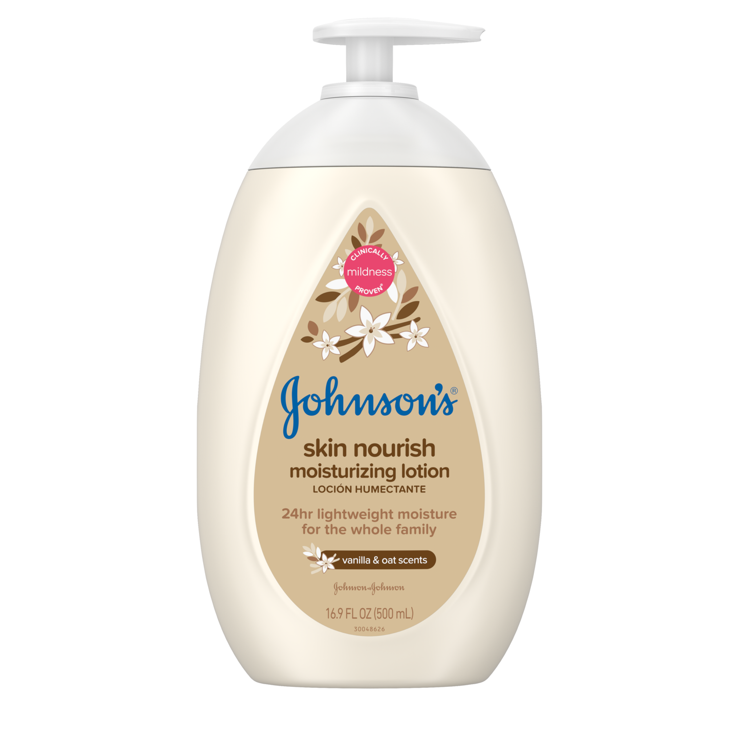 JOHNSONS Lait de corps hydratant à la vanille et avoine
