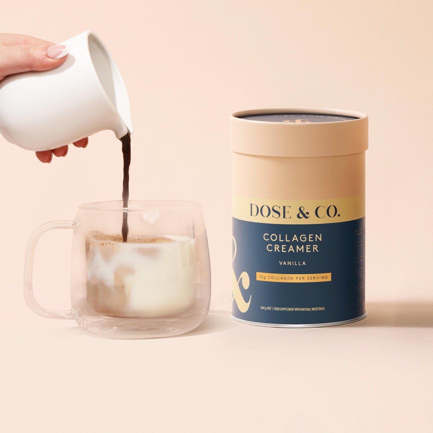 DOSE & CO Compléments en poudre Pure Collagen Creamer Vanilla