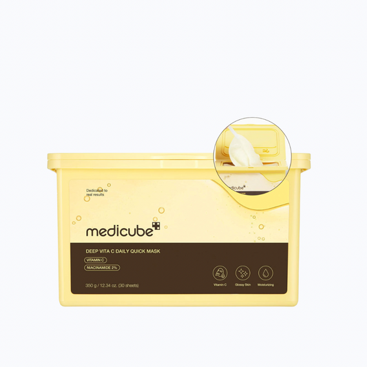MEDICUBE Pack de masques à la vitamine C Deep Vita C Quick mask