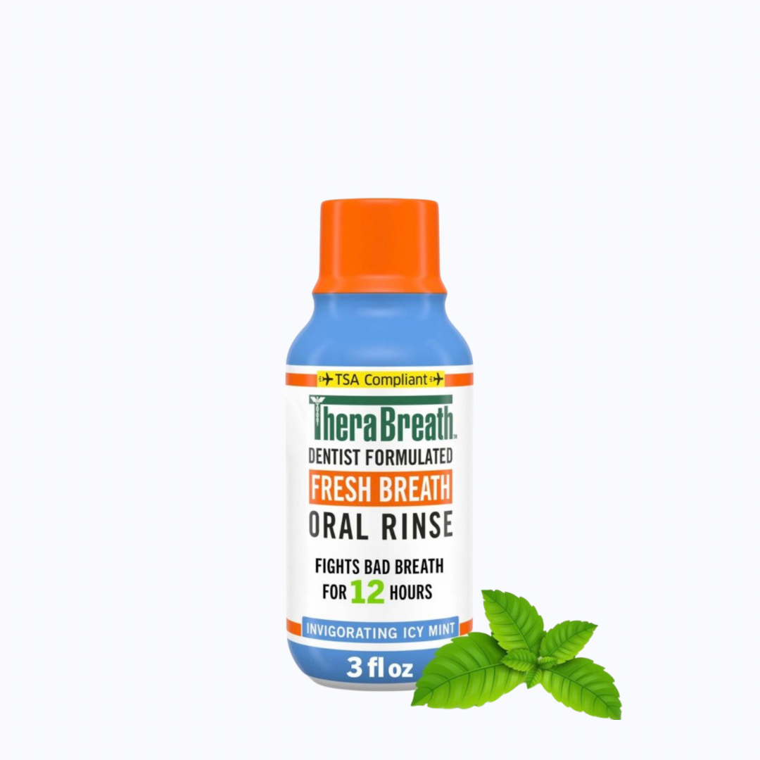 THERABREATH Bain de bouche anti-haleine Invigorating Icy Mint mini