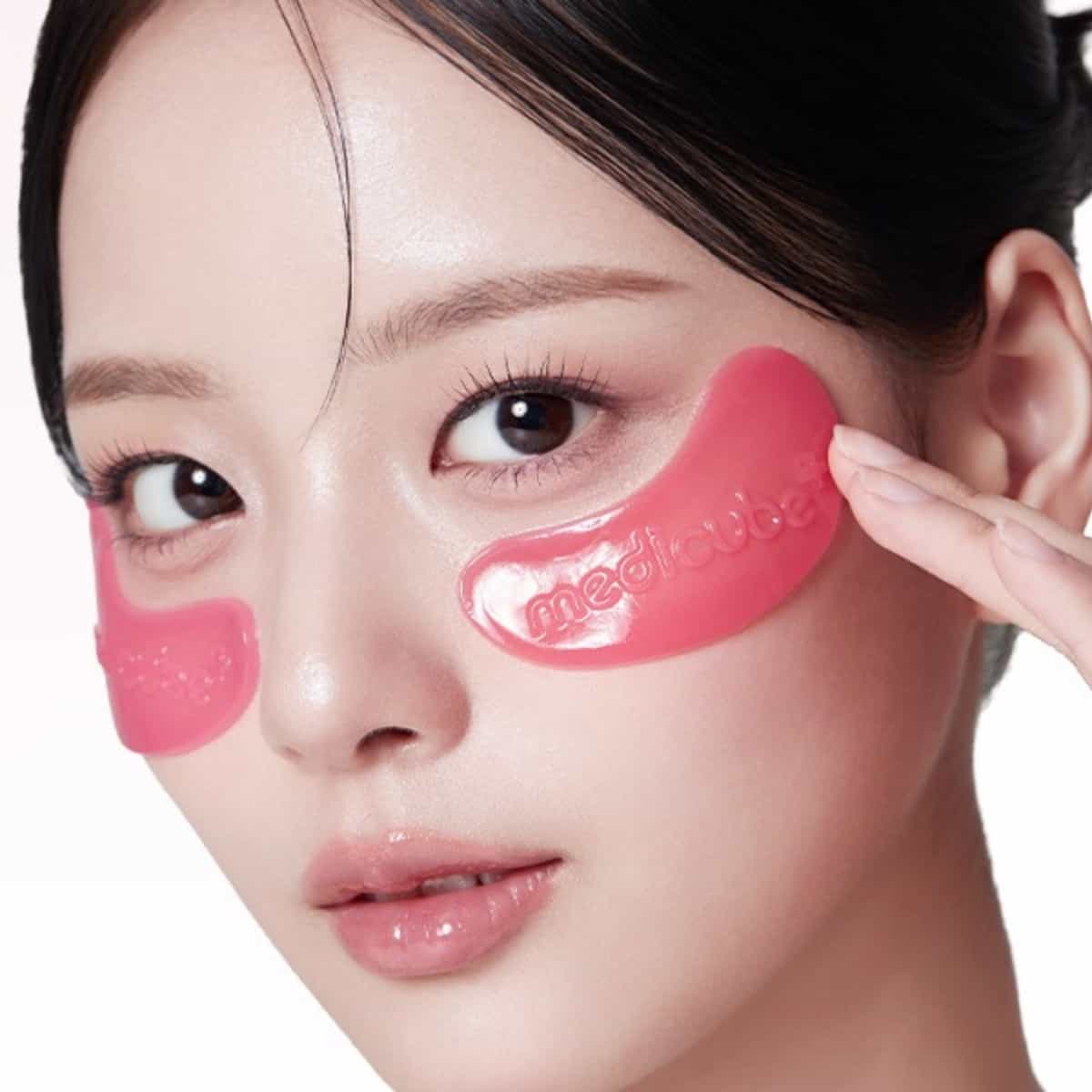 MEDICUBE Patchs soin contour des yeux au collagène Pink Jelly