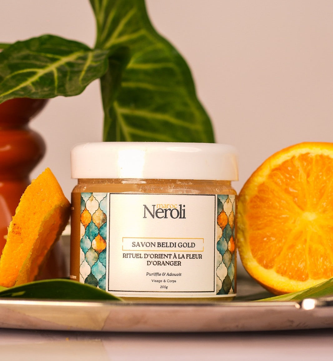 NEROLI MAROC Savon Beldi Gold à la Fleur d'oranger