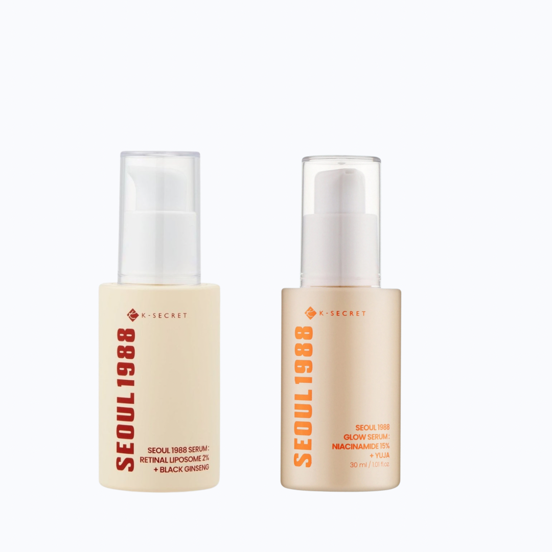 K-SECRET Duo de sérum Glow Matin & Soir