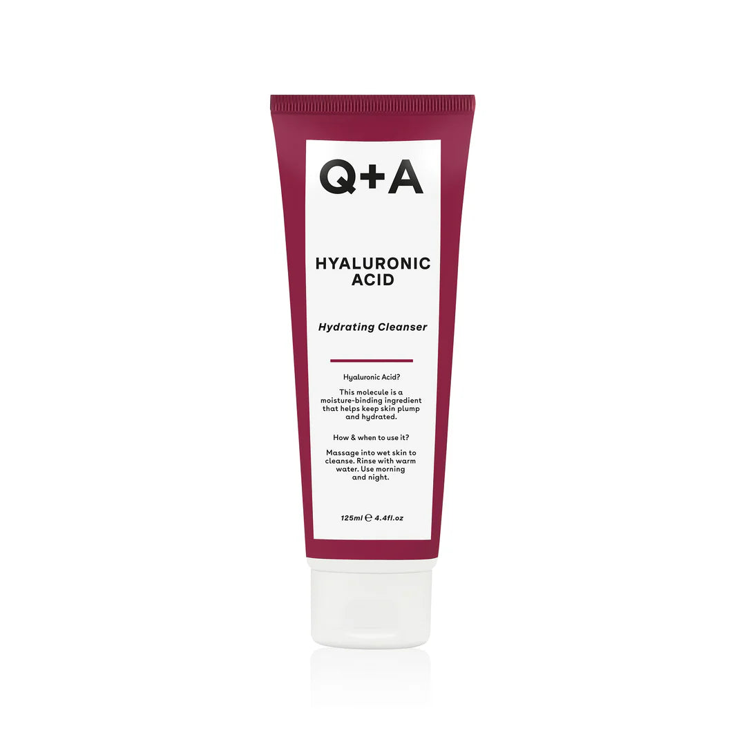 Q+A Gel nettoyant hydratant à l’acide hyaluronique