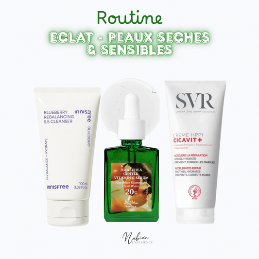 Routine Eclat pour Peaux sèches & Sensibles
