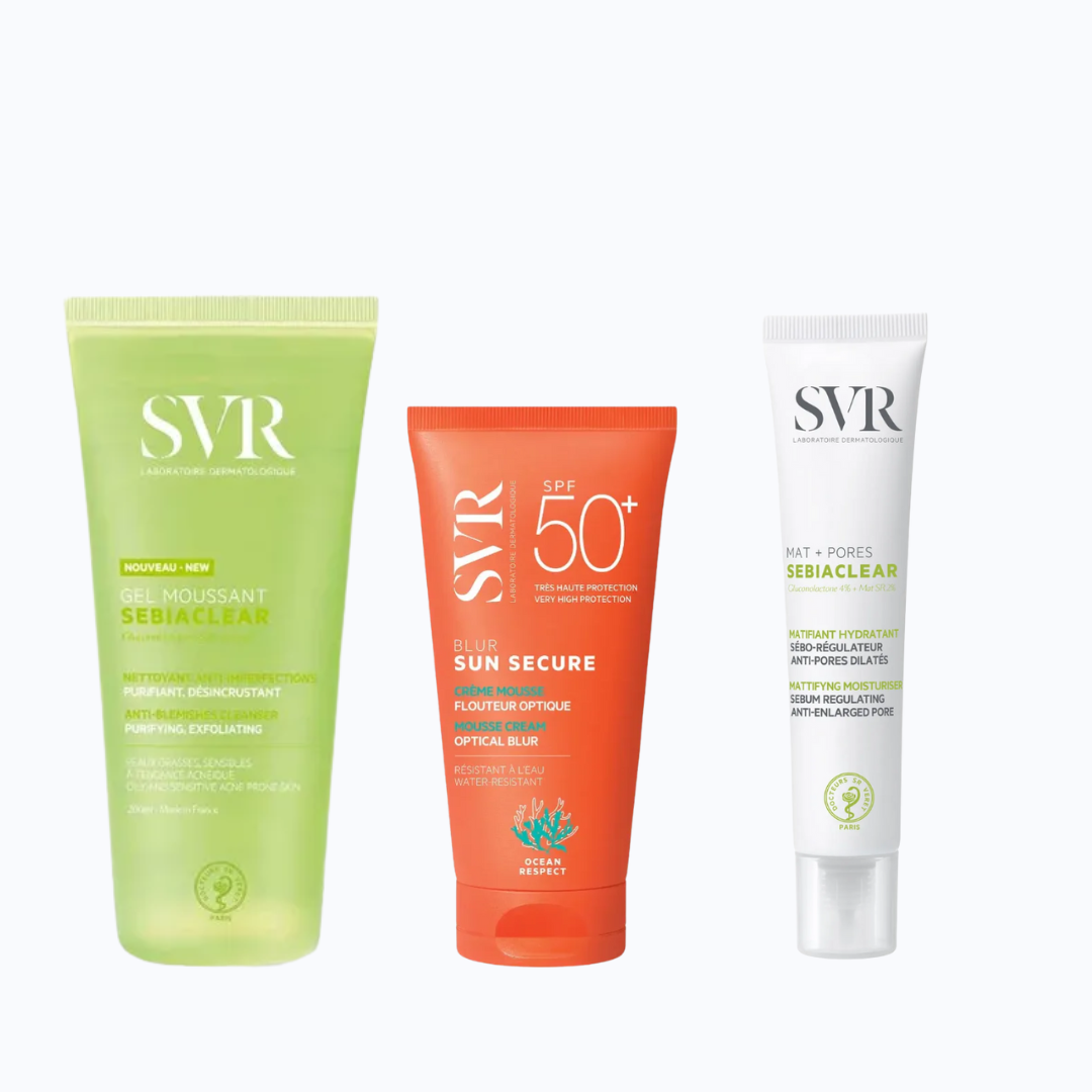 SVR Routine 2-Steps Simple Matin & Soir- Peaux grasses à imperfections