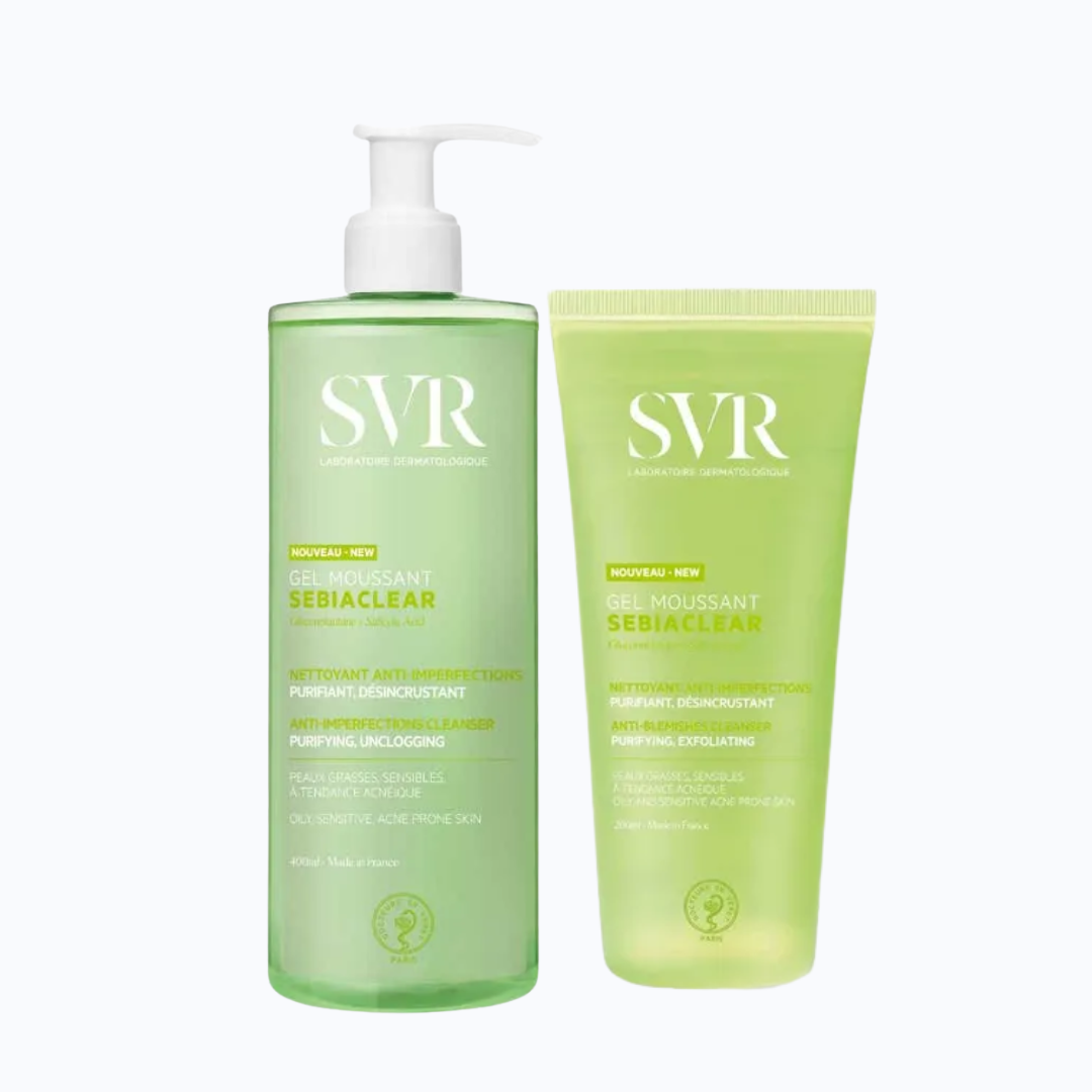SVR Gel moussant Sebiaclear pour peaux grasses à imperfections Sans savon