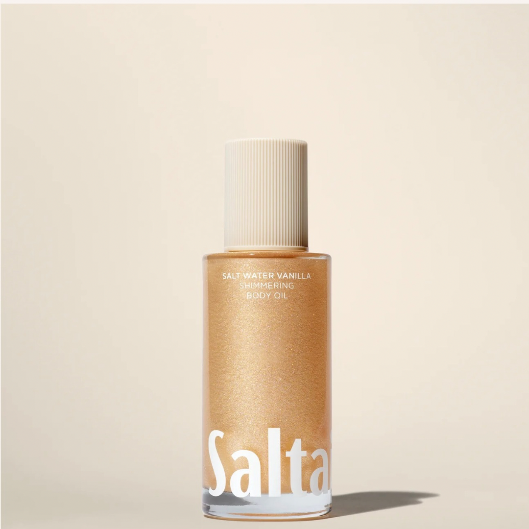 SALTAIR Huile parfumée scintillante corporelle SALT WATER VANILLA