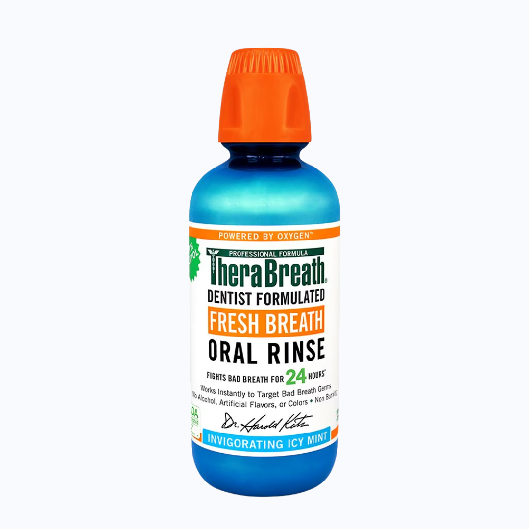THERABREATH Bain de bouche anti-haleine Invigorating Icy Mint
