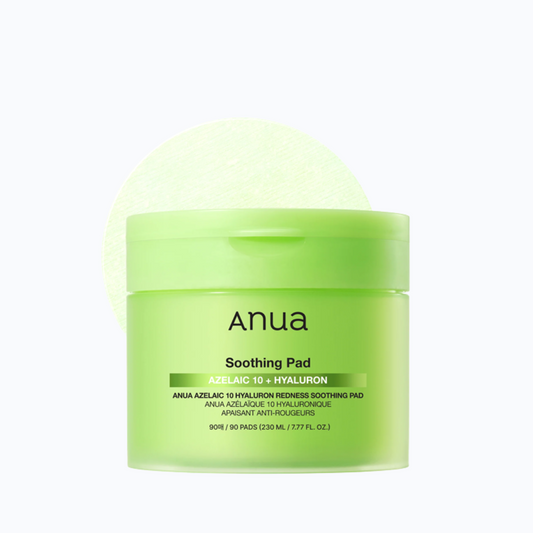 ANUA Disques toniques exfoliants Azelaic acid 10 + Hyaluron