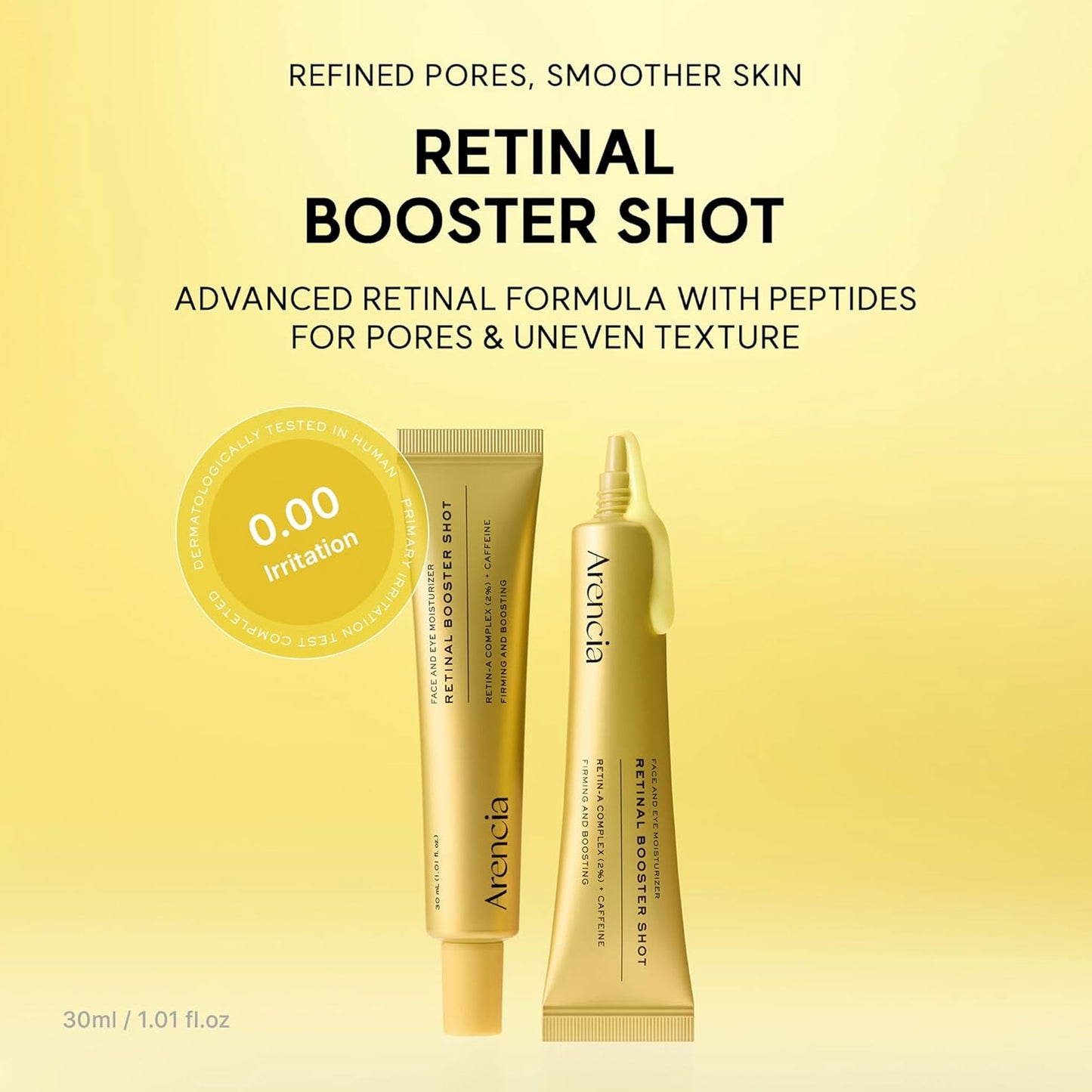 ARENCIA Retinal Booster Shot Sérum Booster anti-âge au Retinal