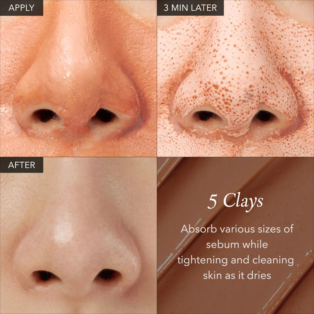 APRIK SKIN Masque anti-pores dilatés argile carrotène