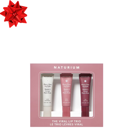 NATURIUM. Coffret de Gloss/ baume à lèvres Viral Lip Trio