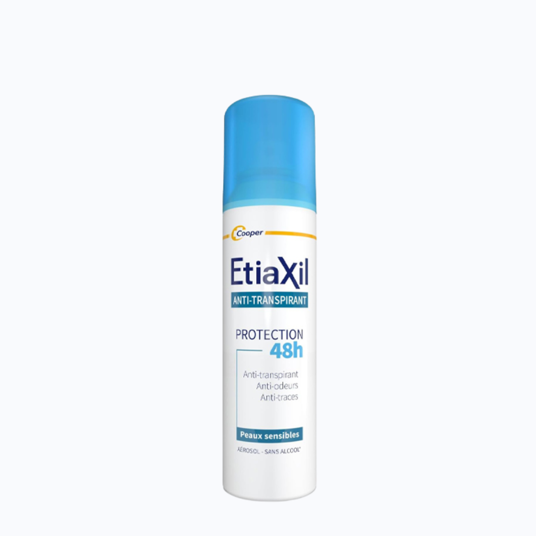 ETIAXIL Déodorant spray anti transpirant 48h, sans alcool