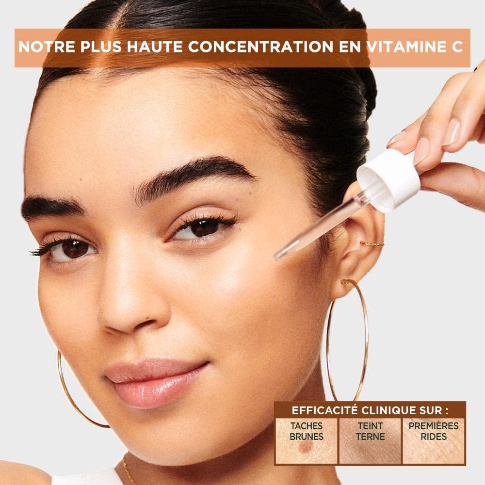 GARNIER Sérum de nuit anti-tâches éclat à la vitamine C