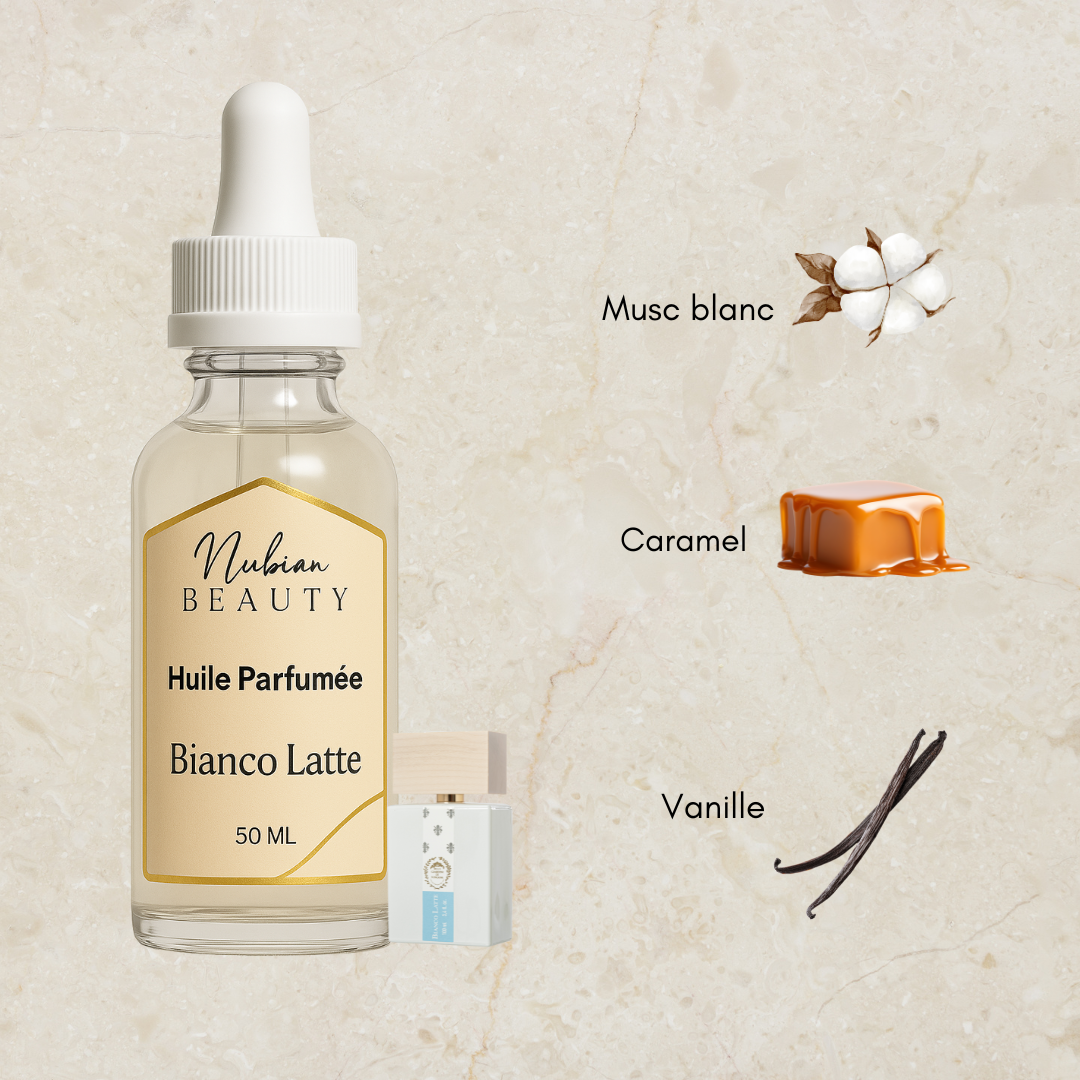 NUBIAN BEAUTY Huile de parfum BIANCO LATTE