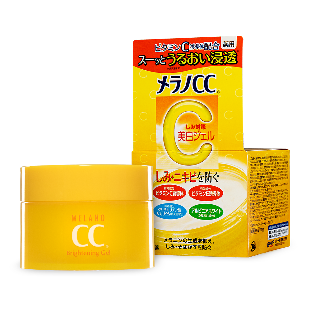 ROHTO MENTHOLATUM Gel crème éclaircissant anti-tâches à la vitamine C Melano CC