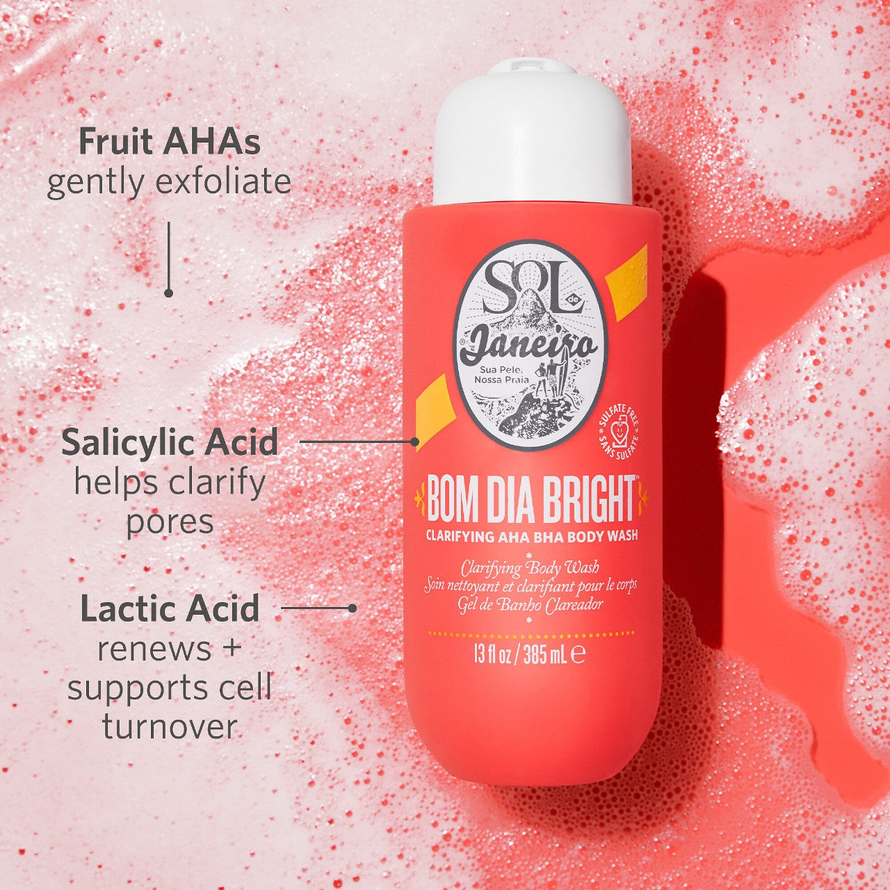 SOL DE JANEIRO Gel douche exfoliant BOM DIA