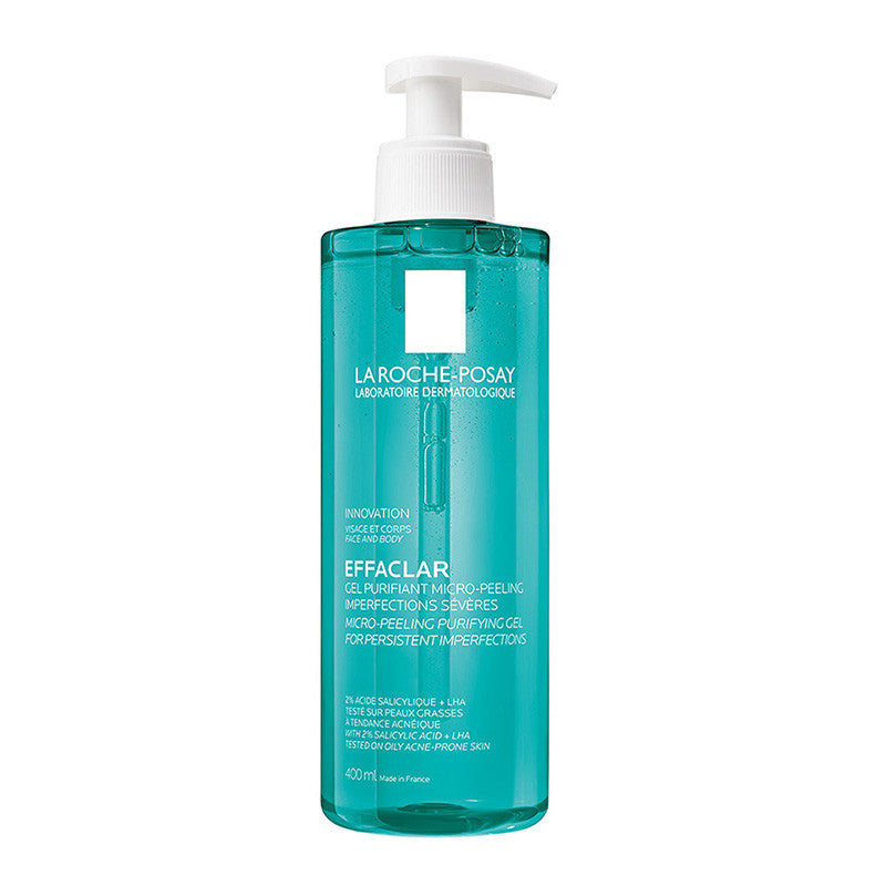 LA ROCHE-POSAY Gel moussant purifiant Micro-peeling Effaclar 400ml