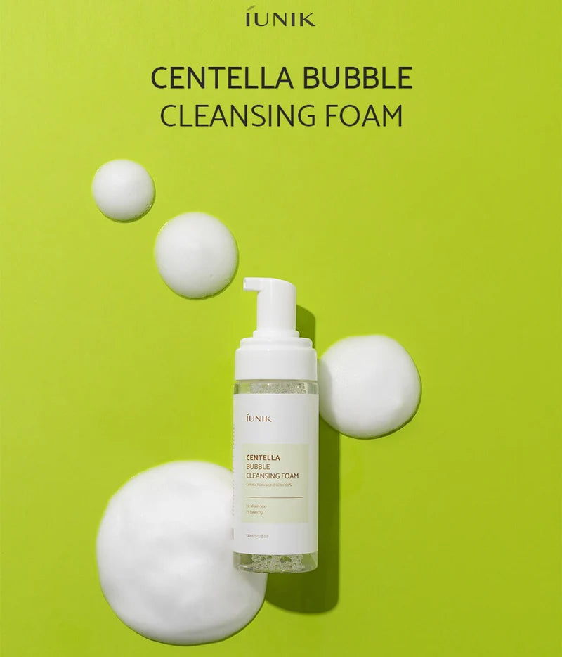 IUNIK Nettoyant moussant hydratant Centella Cleansing foam
