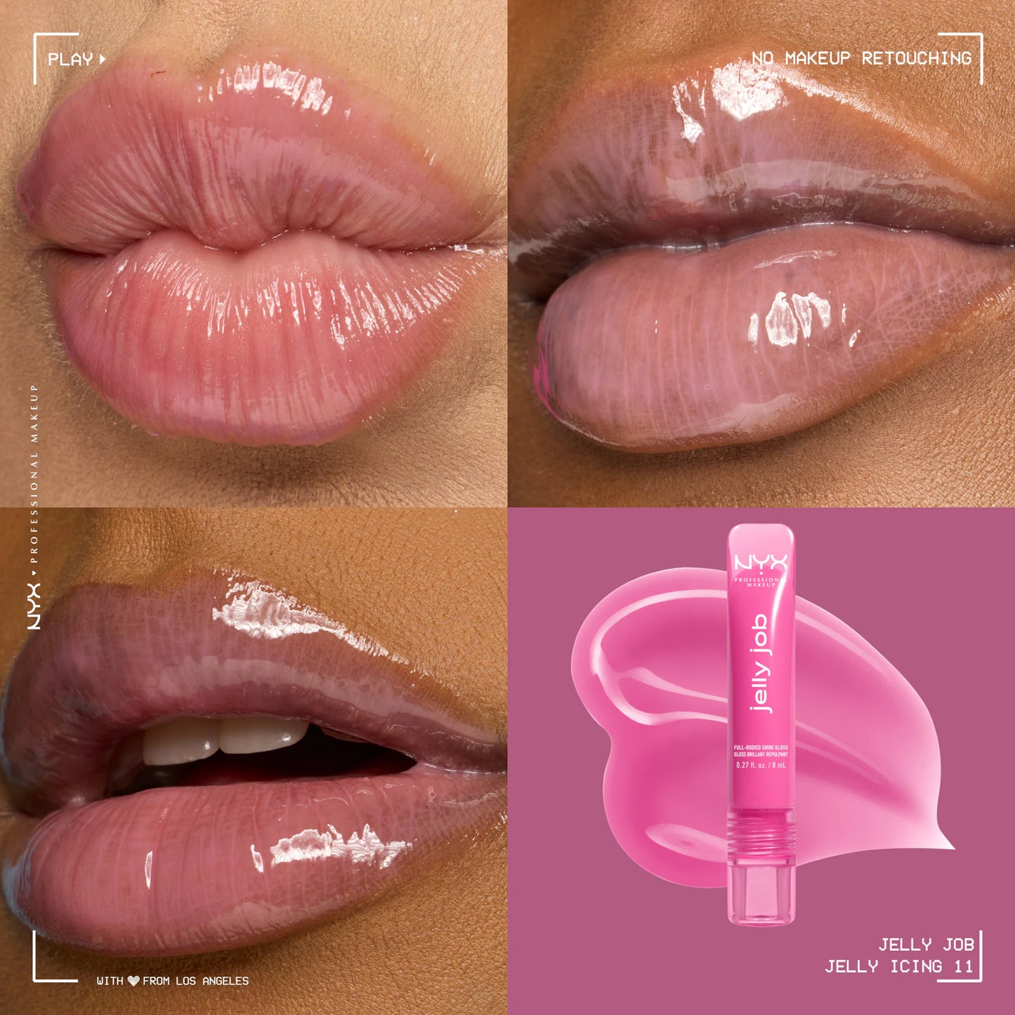 NYX Gloss brillant à lèvres Jelly Bob
