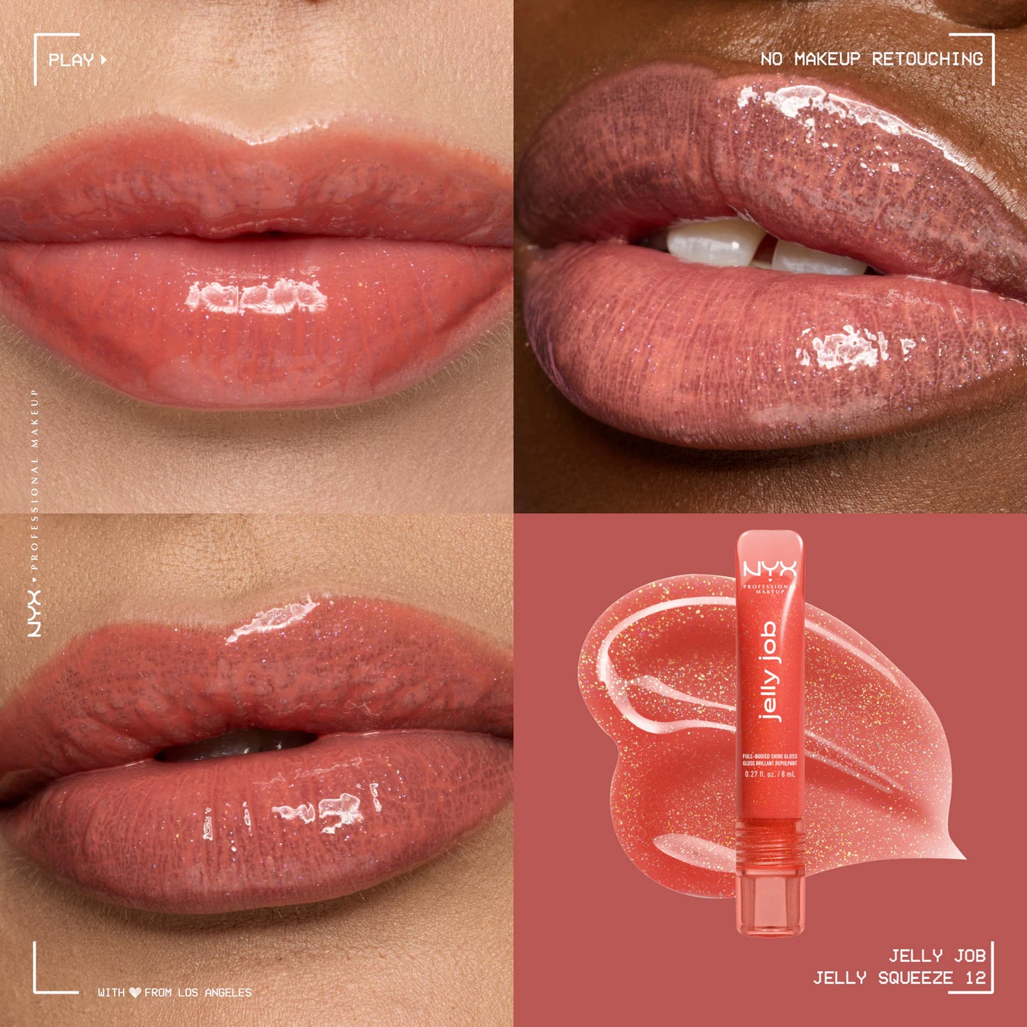 NYX Gloss brillant à lèvres Jelly Bob