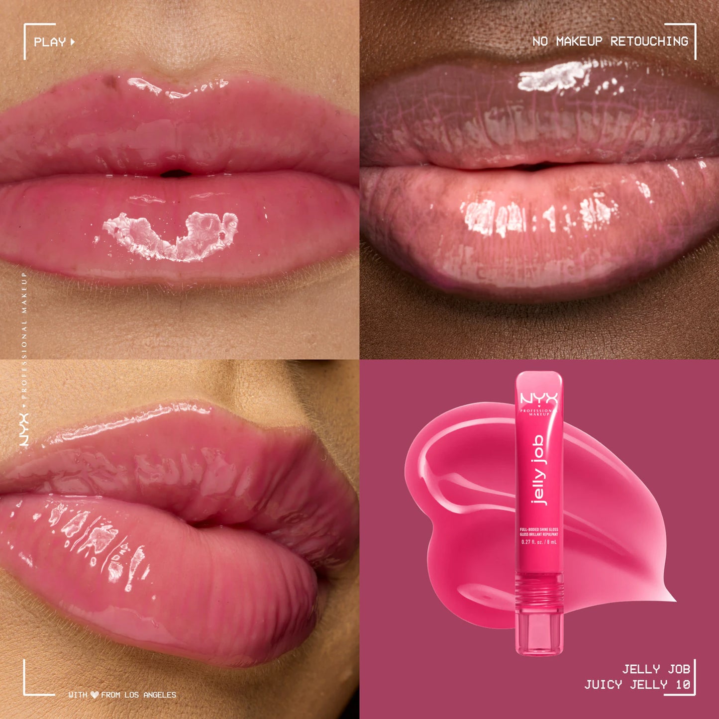 NYX Gloss brillant à lèvres Jelly Bob