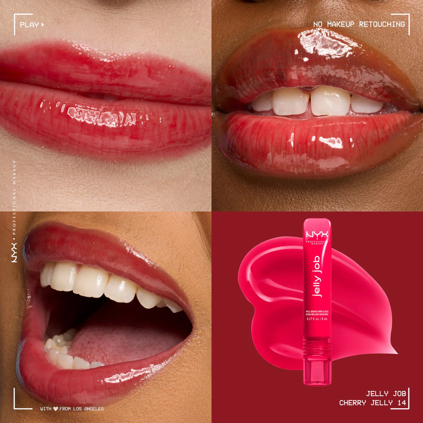 NYX Gloss brillant à lèvres Jelly Bob