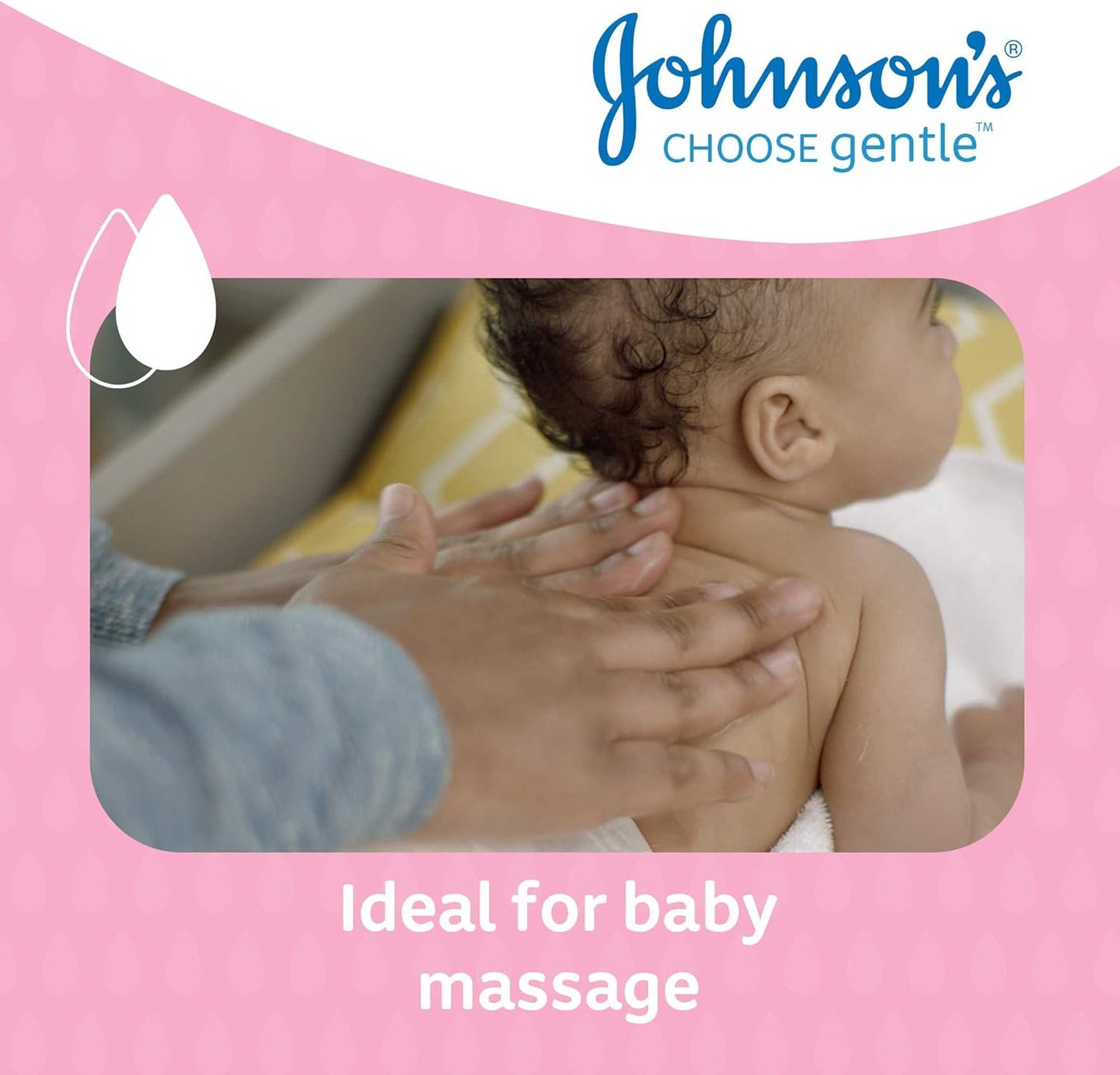 JOHNSONS Huile hydratante Care Baby Oil